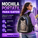 Mochila portátil para gato