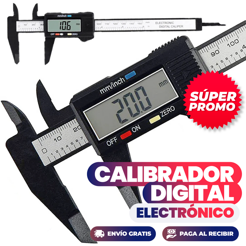 CALIBRADOR DIGITAL ELECTRÓNICO 150MM