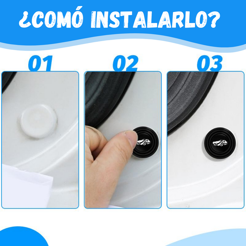 CarPads™ - Adhesivo Amortiguador de Protección de Puerta para Auto (Pack de 8 unidades)