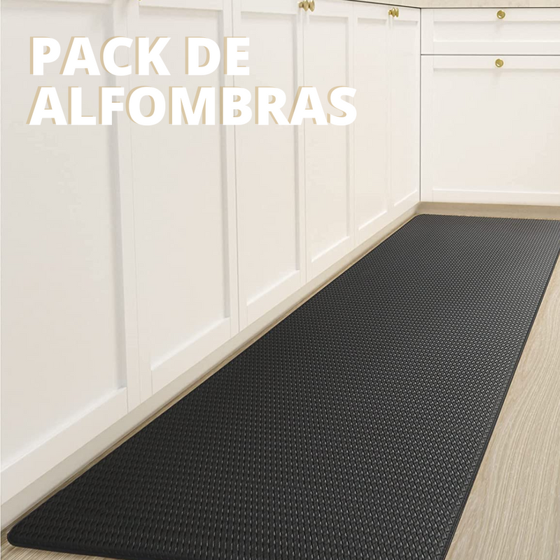 Pack de Alfombras en color Negro