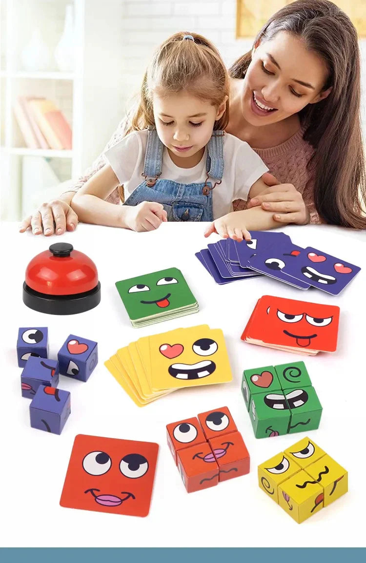 Cubo Montessori Cambia Caras🧠😊