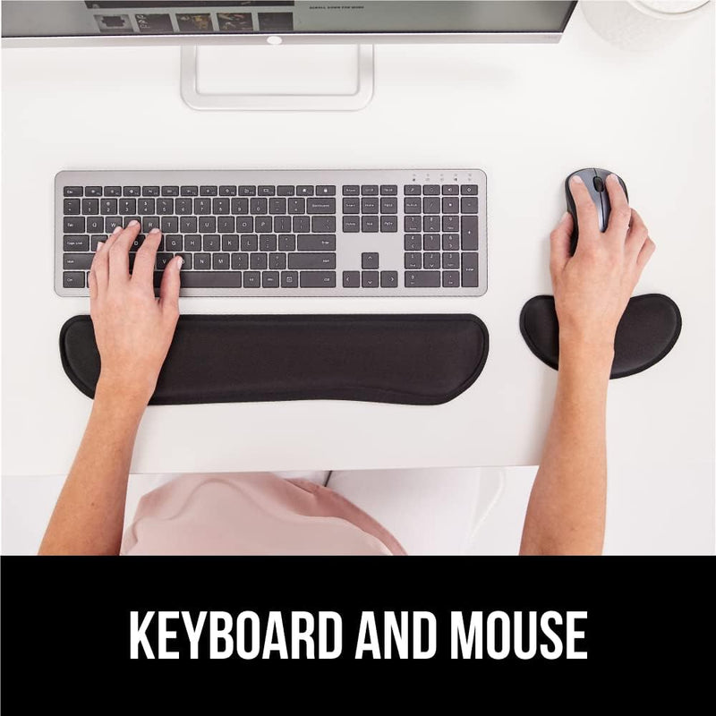 KIT REPOSA MUÑECAS ERGONÓMICO PARA TECLADO Y MOUSE