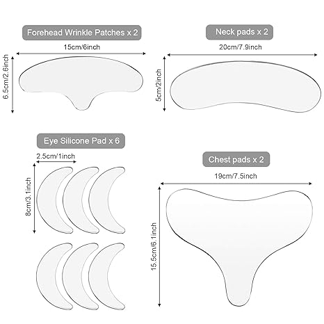 PADS ANTIEDAD DE SILICONA PARA ROSTRO Y PECHO