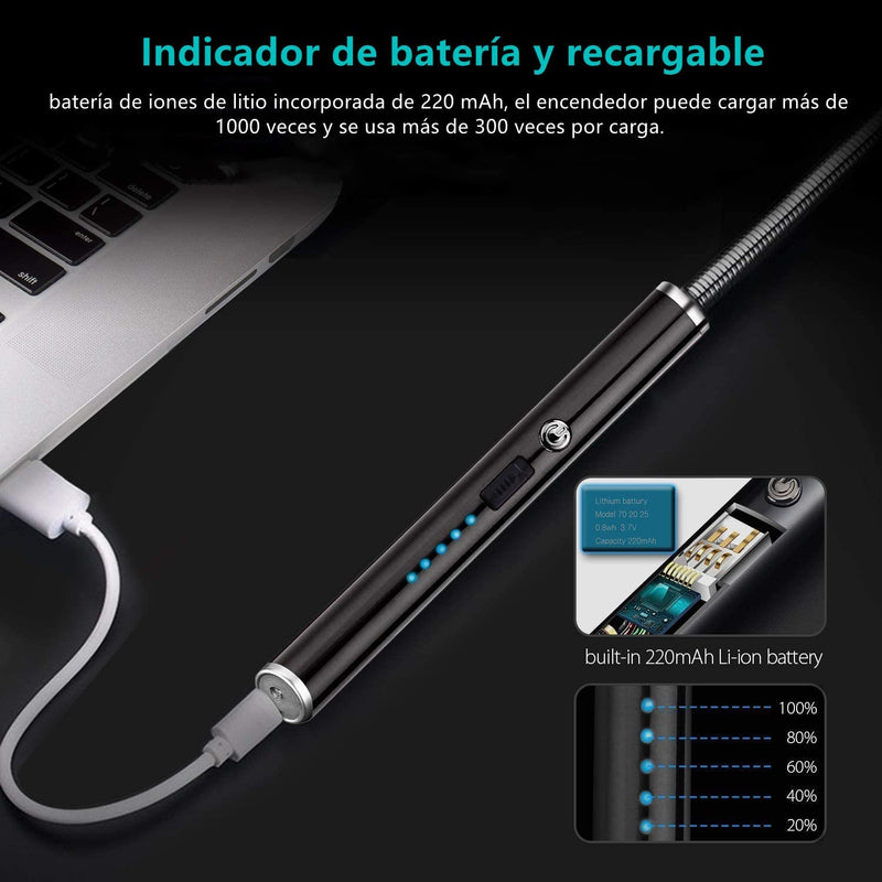 Encendedor Eléctrico con carga Usb