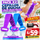 DermaVital™️ - Cepillo de ducha exfoliante - Pack 2 unds