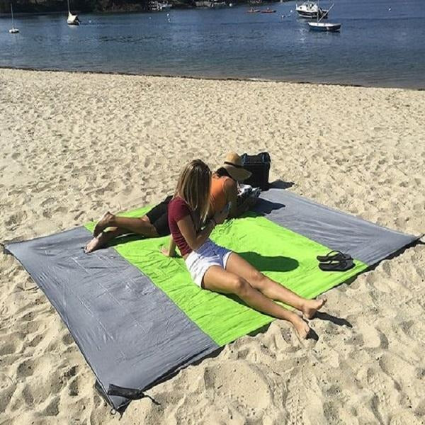 Manta de playa a prueba de arena ligera