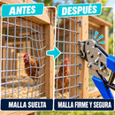 ALICATE PARA MALLAS Y ALAMBRES + 600 GRAPAS 🎁