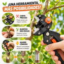 TIJERA DE INJERTO Y PODAR TM + AFILADOR DE CUCHILLOS GRATIS 🎁