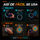 Combo VibraLED - PARLANTE BLUETOOTH + TIRAS LED