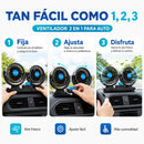 COMBO RUTA FRESCA – Ventilador 2 en 1 + Holder 360°.