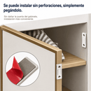 Pack de 8x Adhesivos de Imanes de Acero Inoxidable