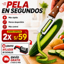 PACK X2 PELADOR MULTIUSO PREMIUM + AFILADOR DE CUCHILLOS 🎁🔪