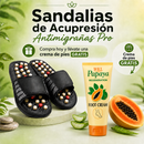 SANDALIAS DE ACUPRESION ANTI MIGRAÑAS PRO + CREMA DE PIES 🎁👣