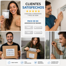 Pack de 8x Adhesivos de Imanes de Acero Inoxidable