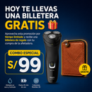 Afeitadora Eléctrica Rotativa + Billetera de Regalo!