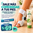 ALINEADOR DE JUANETE + CREMA DE PIES 🎁