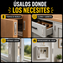 Pack de 8x Adhesivos de Imanes de Acero Inoxidable