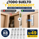 Pack de 8x Adhesivos de Imanes de Acero Inoxidable