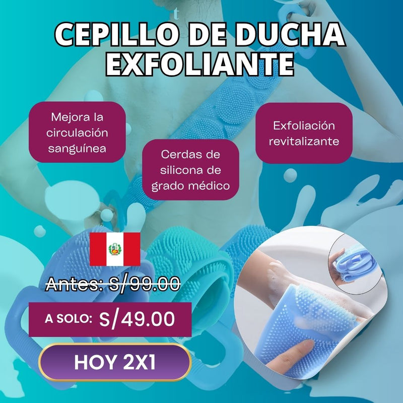DermaVital™️ - Cepillo de ducha exfoliante - Pack 2 unds