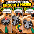 Abrazadera Escuadra Perfecta + LINTERNA MULTIFUNCIONAL GRATIS 🎁