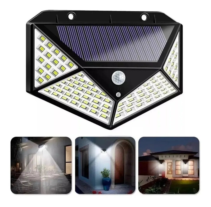 Lámpara Triangular Solar LED con Sensor