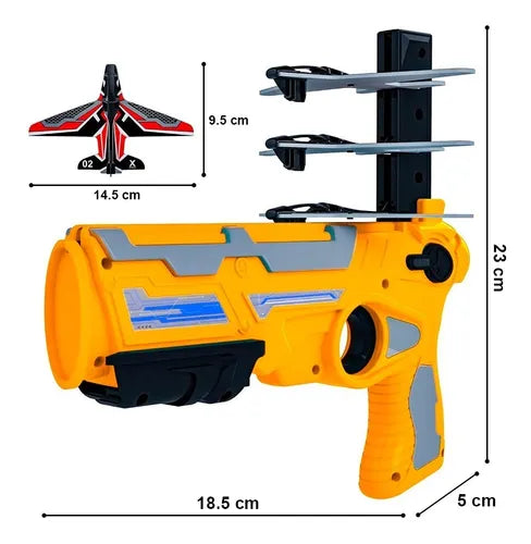 Juguete Pistola Lanza Aviones