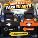 ORGANIZADOR DE ASIENTO CON PORTAVASOS, PORTAPAÑUELO Y ESPACIOS EXTRAS