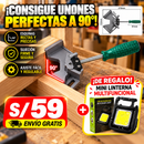 Abrazadera Escuadra Perfecta + LINTERNA MULTIFUNCIONAL GRATIS 🎁