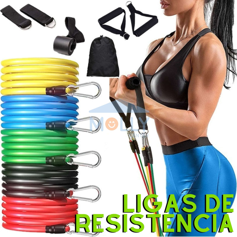 KIT DE LIGAS DE RESISTENCIA PARA ENTRENAMIENTO🏋️‍♂️