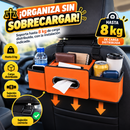 ORGANIZADOR DE ASIENTO CON PORTAVASOS, PORTAPAÑUELO Y ESPACIOS EXTRAS