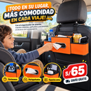 ORGANIZADOR DE ASIENTO CON PORTAVASOS, PORTAPAÑUELO Y ESPACIOS EXTRAS