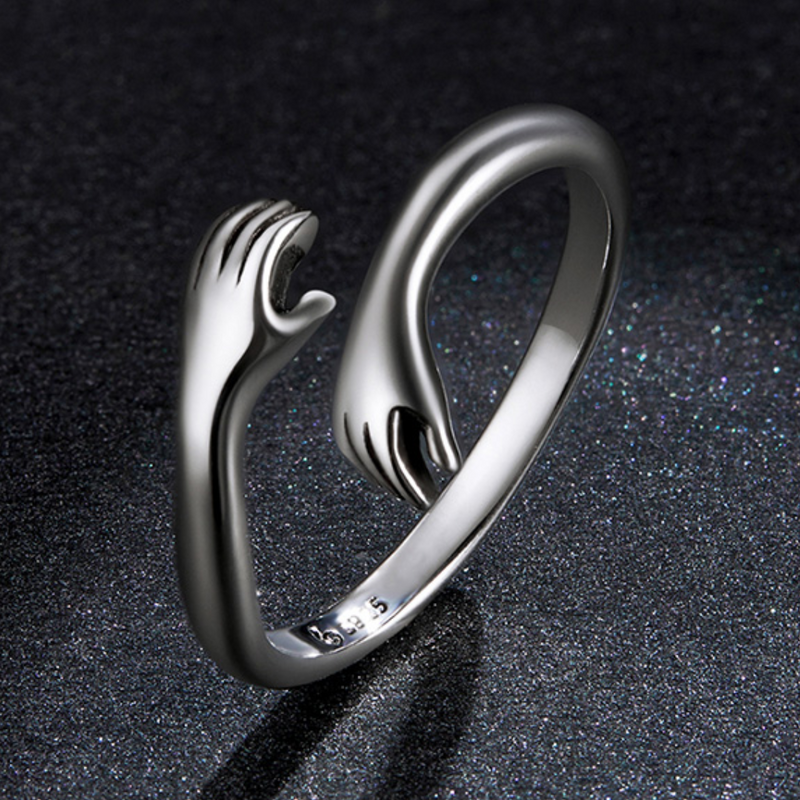 Anillo Abrazo Infinito Silver