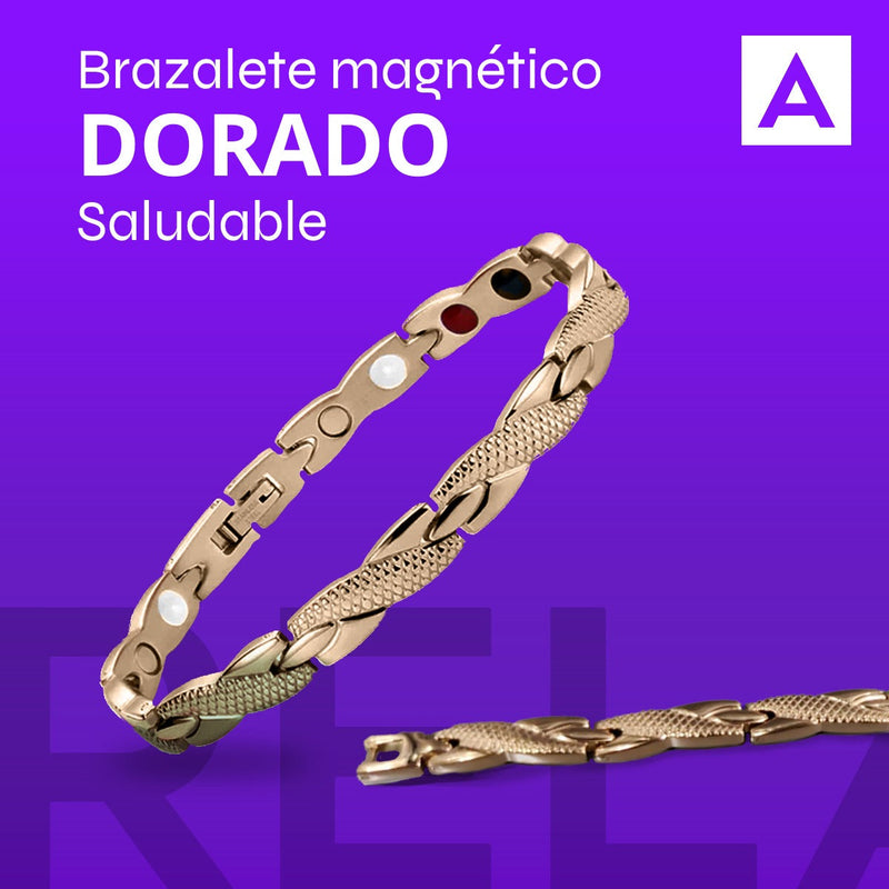 Brazalete Magnético Saludable Gold