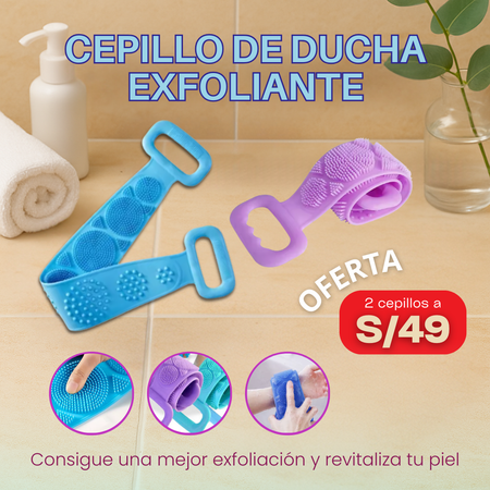 DermaVital™️ - Cepillo de ducha exfoliante - Pack 2 unds