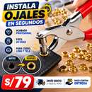 ALICATE PROFESIONAL PARA OJALES + 200 OJALES GRATIS 🎁