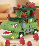 DINO AUTO CON PISTA DE CARRERA