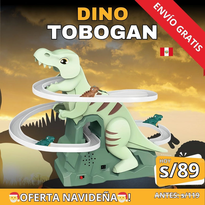 Tobogán de Dinosaurio Mecánico | Musical 🎅