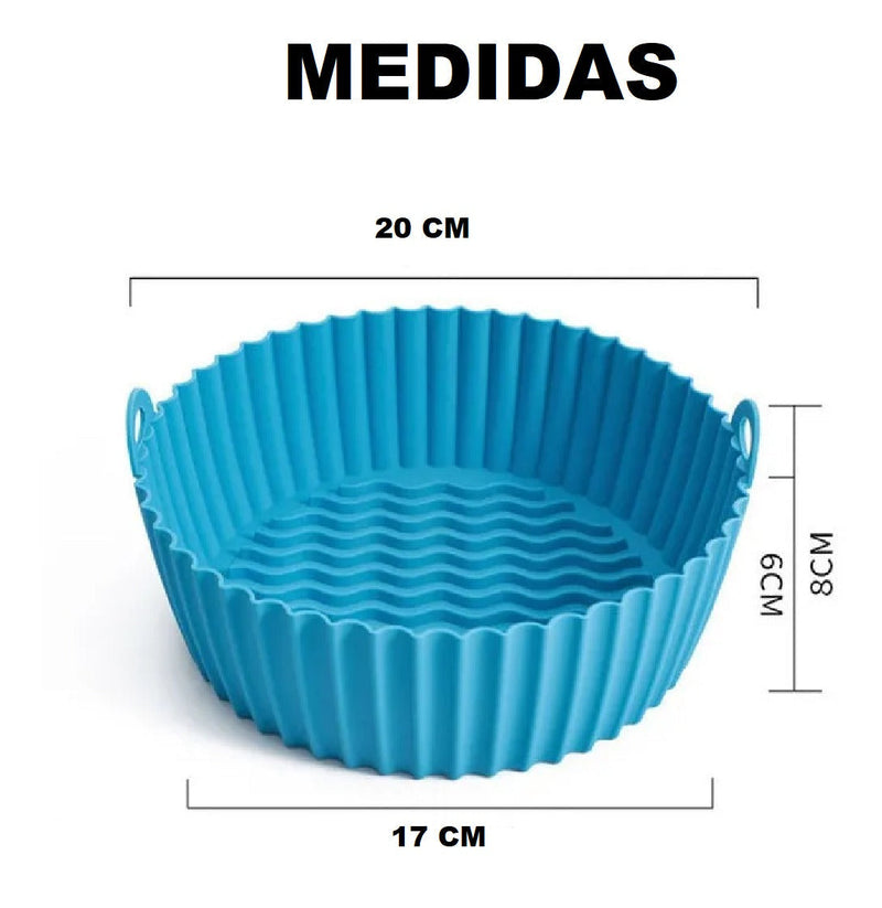 AIRPROTEC-Set de 2 Molde de Silicona Freidora Aire