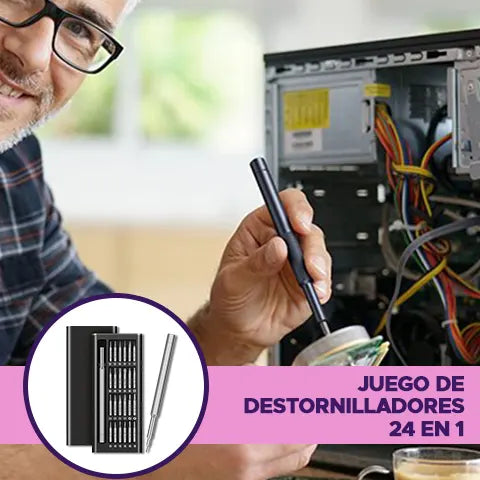 Juego De Destornilladores 24 En 1